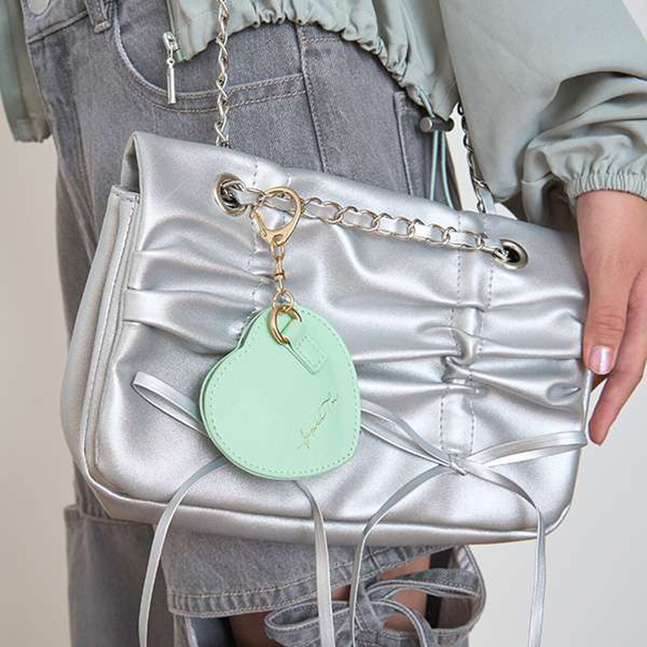 Heart Can Badge Case Keychain,Lavender, large image number 10