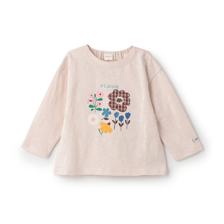 Henteko Naka-ma Long-Sleeve T-Shirt,Beige, medium image number 2