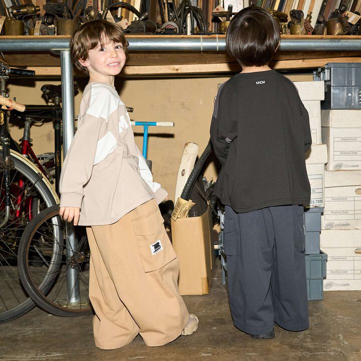 [MNCM] Bi-Color Big T-Shirt (Kaiteki Tenjiku),Navy, medium image number 27