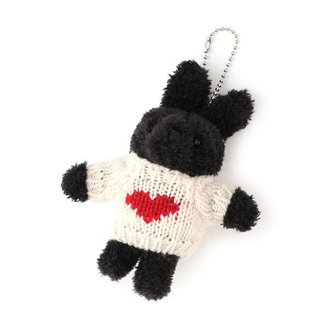 Rabbit Knit Keychain,Lavender, large image number 5
