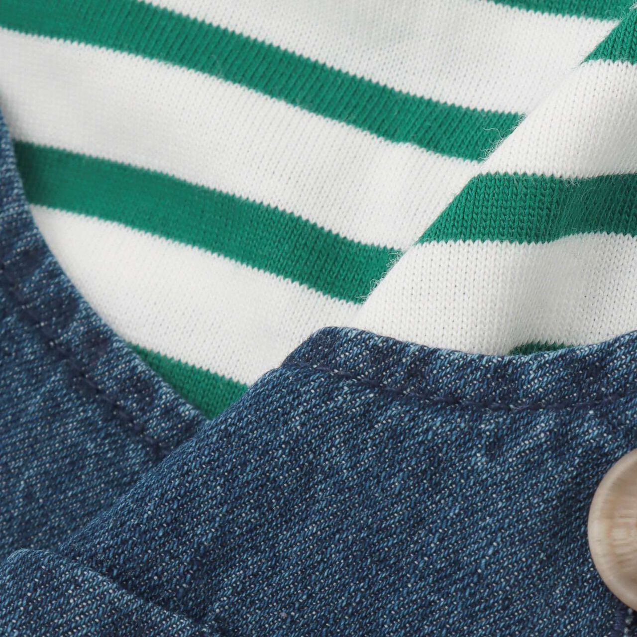 Overalls Outfit Set,Blue, large image number 14