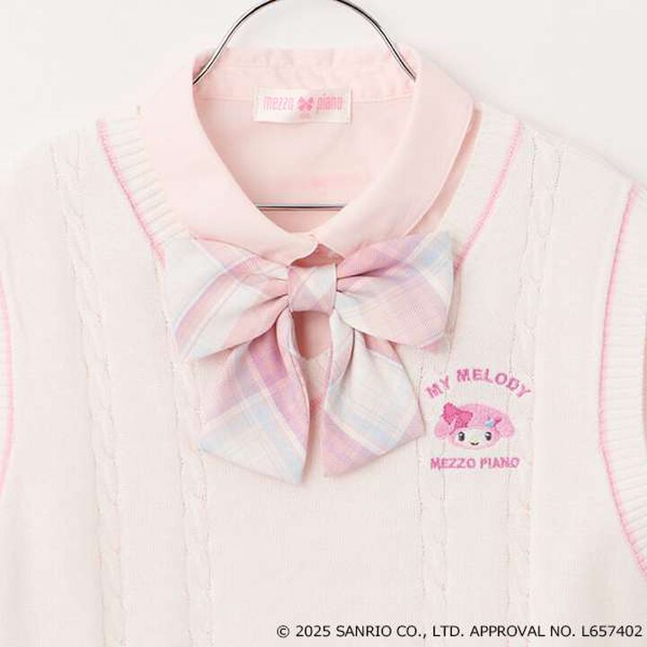 [My Melody & Cinnamoroll] Best & Blouse Set,Sax blue, medium image number 14