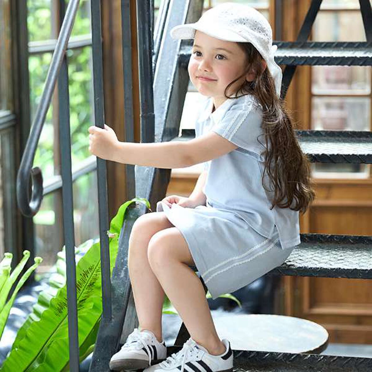 [Link/Cool Touch] Polo Outfit Set,Light gray, large image number 1