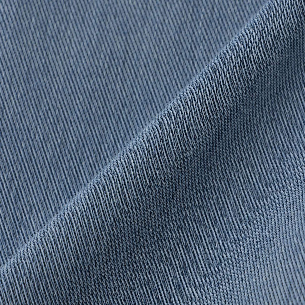 [Cool Touch] 3/4 Length Hem Frill Leggings,Sax blue, large image number 4