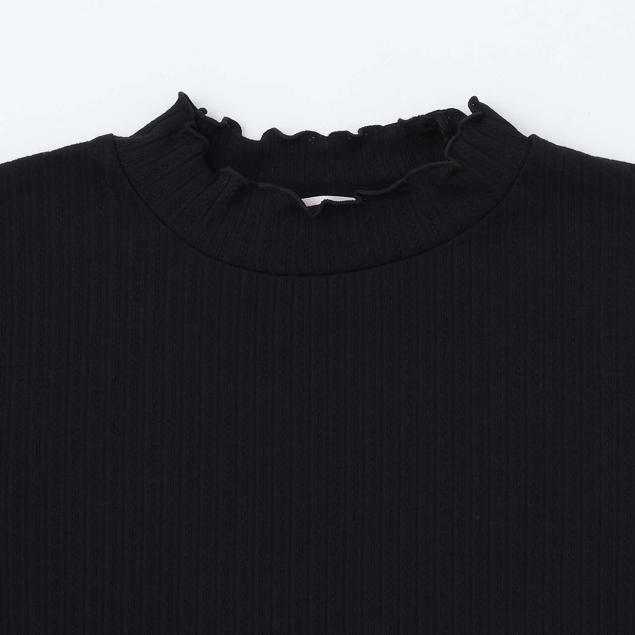 Sweatshirt & T-Shirt Set (Off-Shoulder Option Available),Black, large image number 4