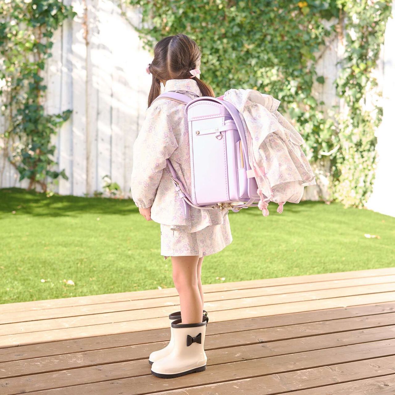 [School-Ready] Water-Repellent, Anti-Stain, Durable, UV Frill Easy Nap,Navy, large image number 26