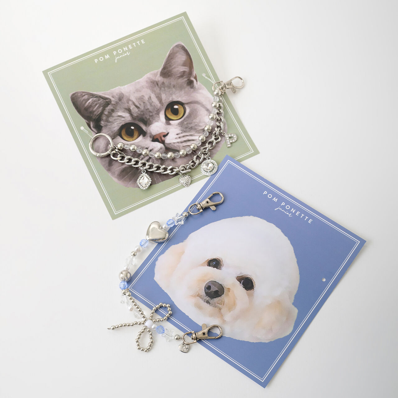 2 WAY Bag Charm,Silver, large image number 6