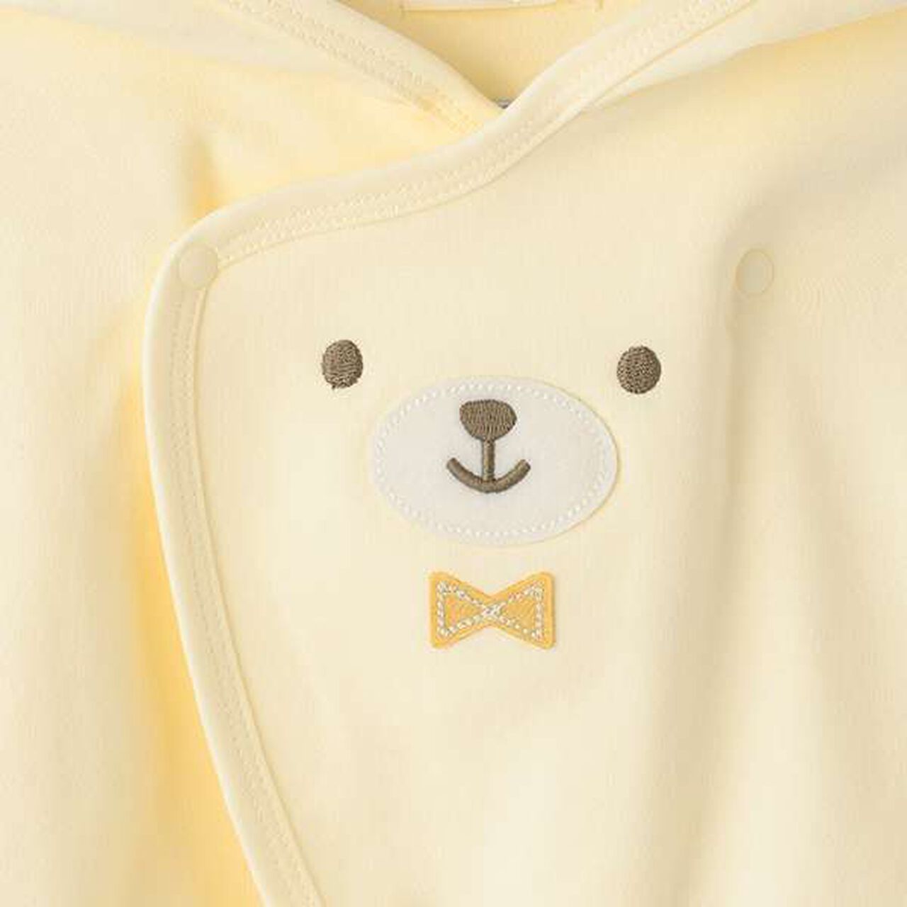 Smooth Bear Appliqué Embroidery Cape,Yellow, large image number 6