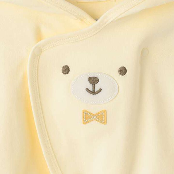 Smooth Bear Appliqué Embroidery Cape,Yellow, medium image number 6
