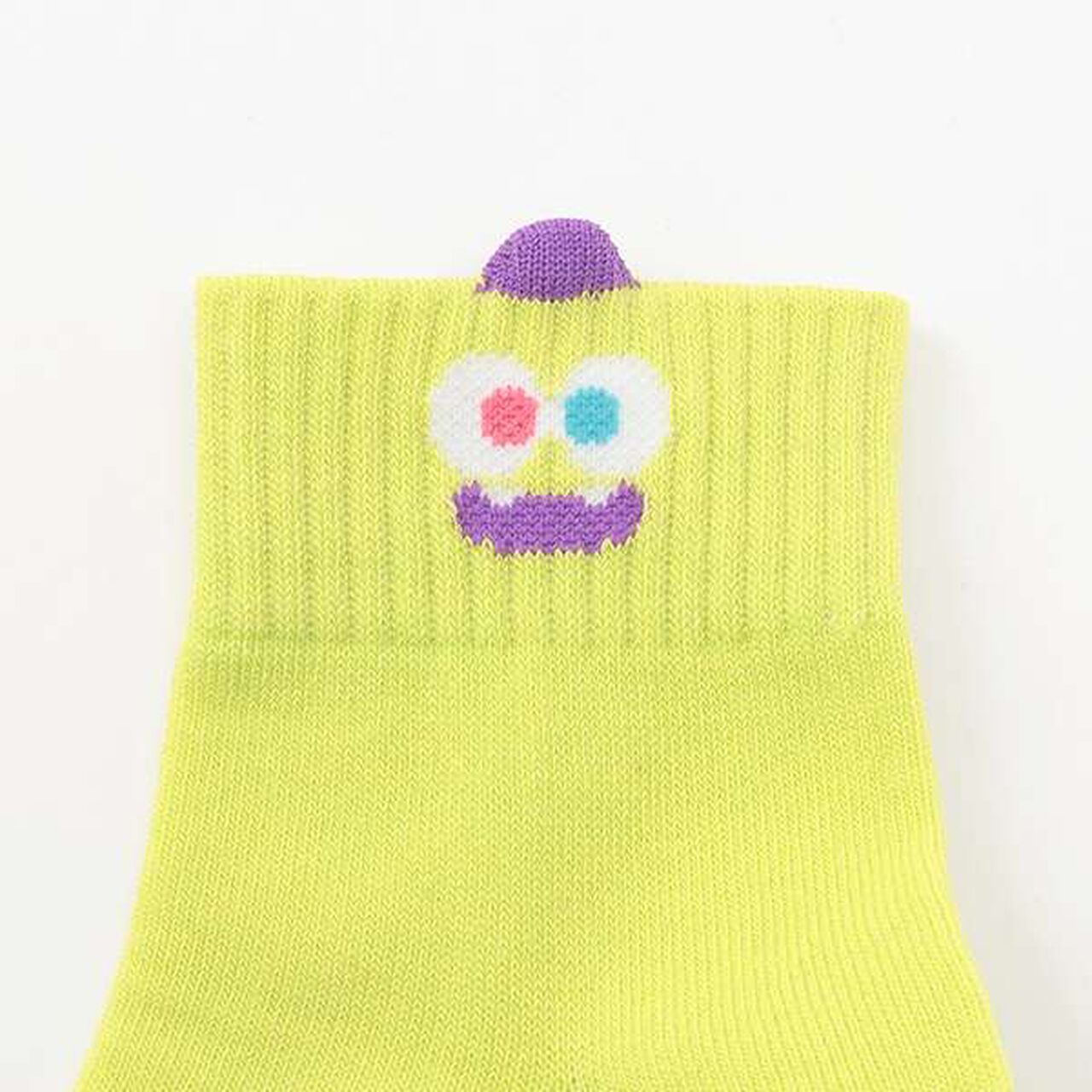 Monster Crew Length Socks,Lavender, large image number 1