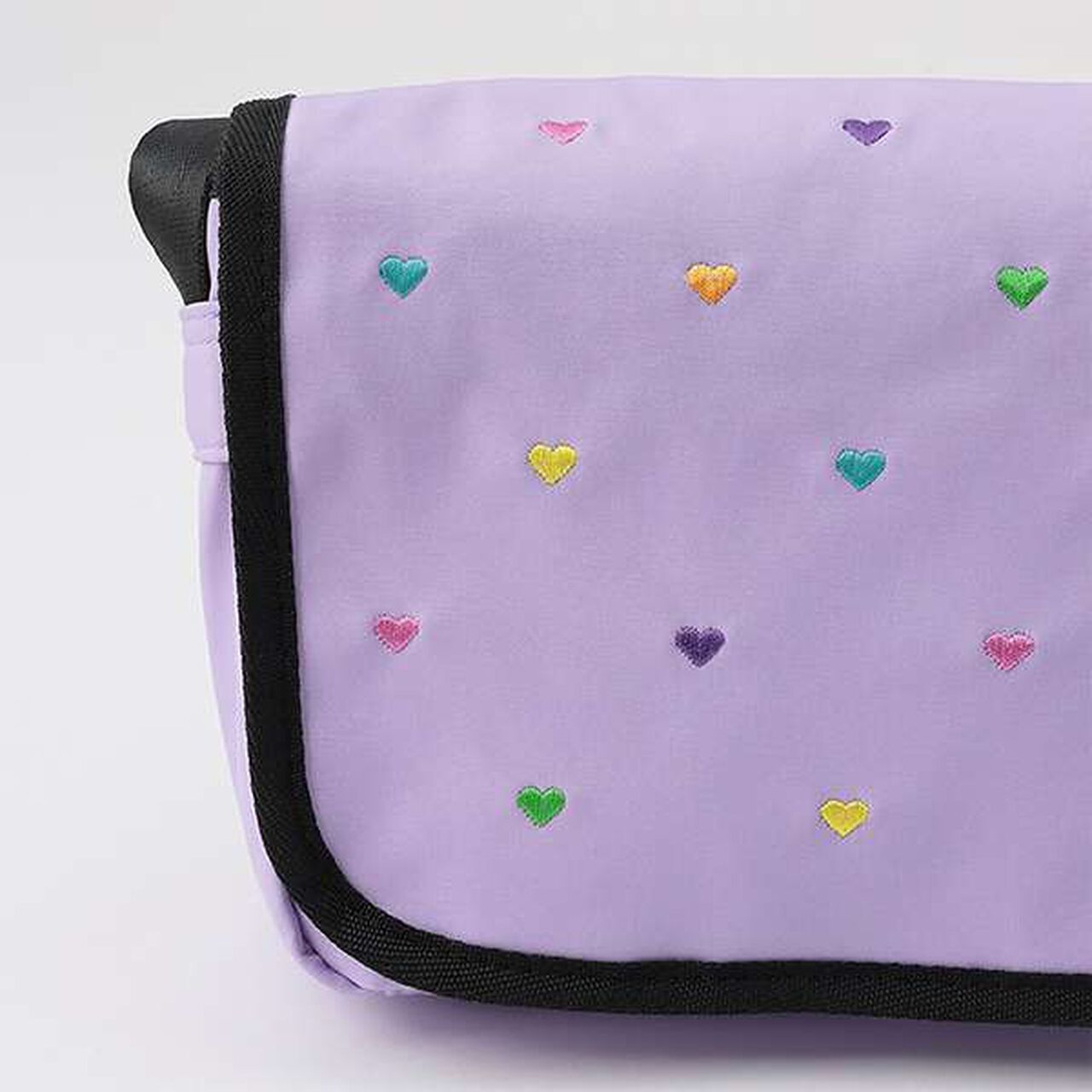 Water-Repellent Messenger Bag,Lavender, large image number 11