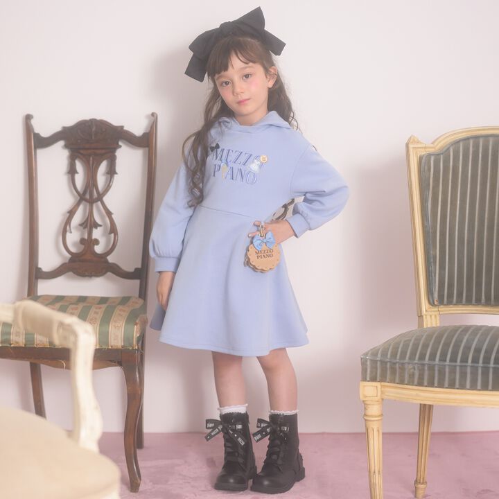 Wonderland Parka One-Piece Dress,Sax blue, medium image number 1