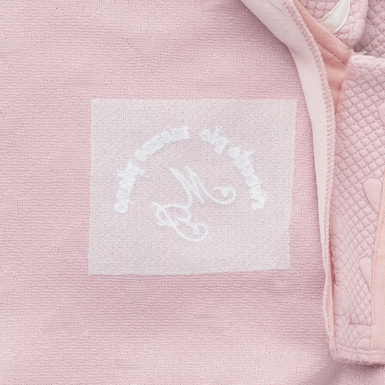 Cut Jacquard Half-Zip Sailor Outfit Set,Pink, large image number 6