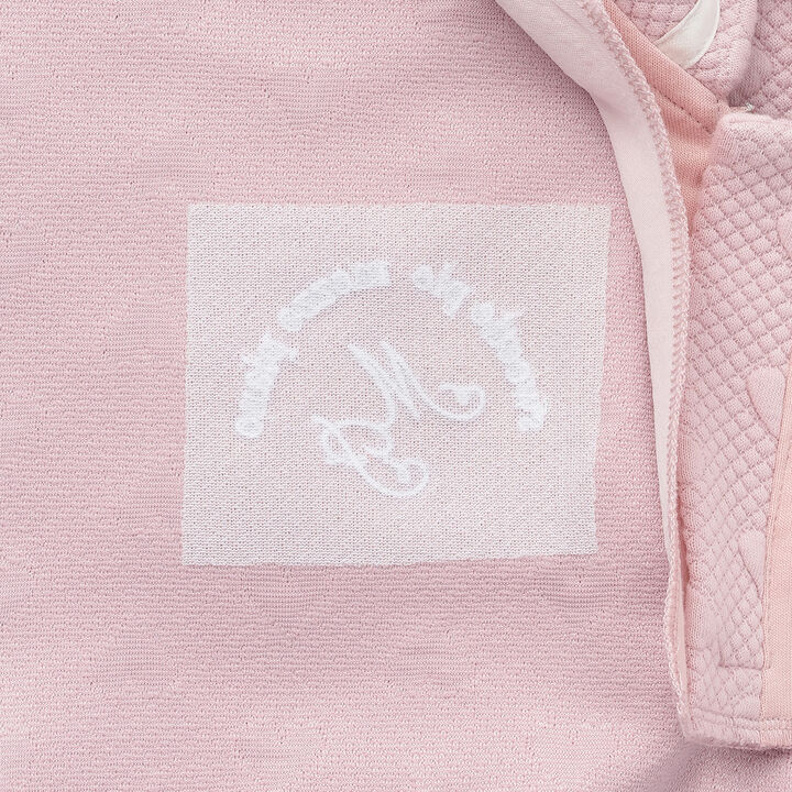 Cut Jacquard Half-Zip Sailor Outfit Set,Pink, medium image number 6