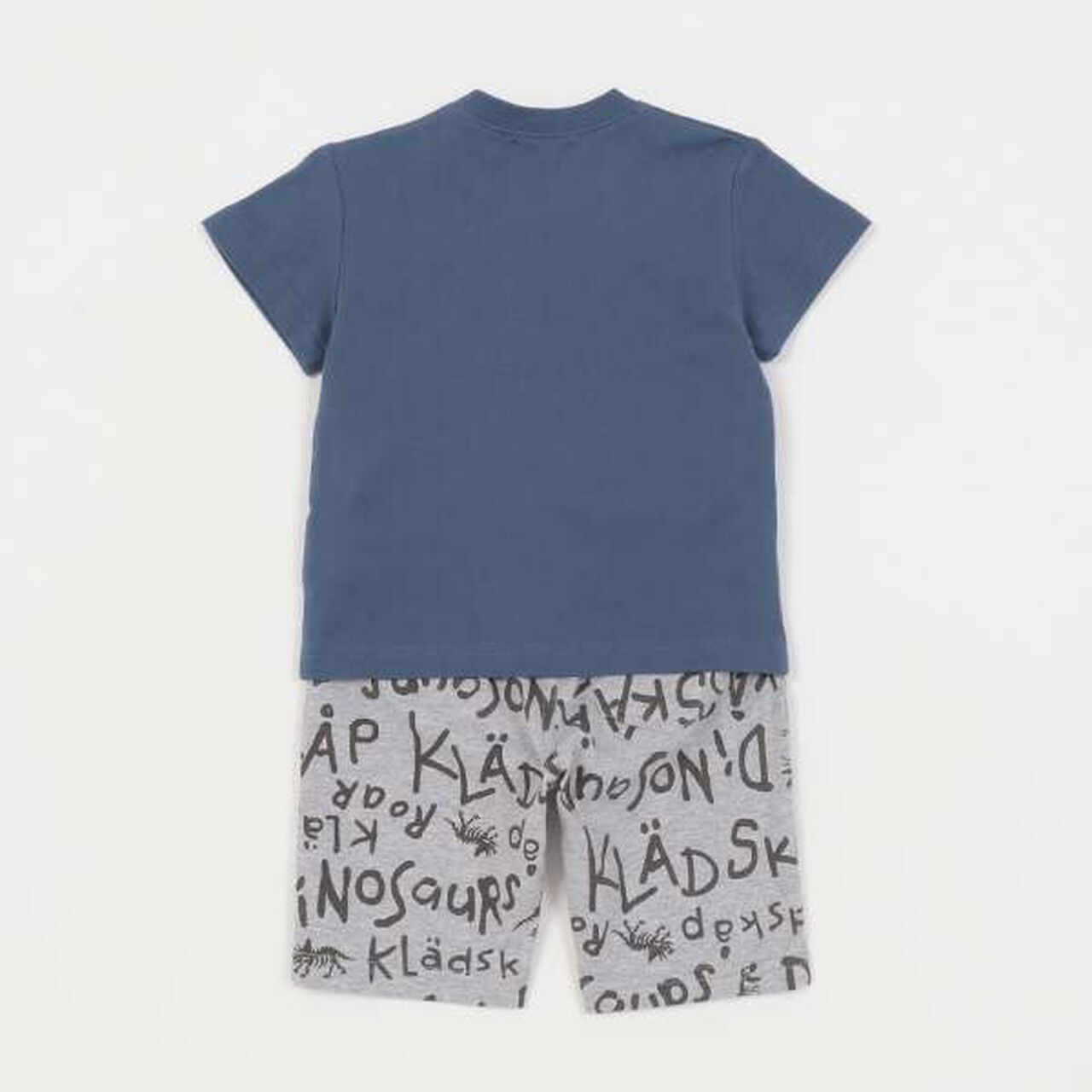 Dinosaur Short Sleeve T-Shirt Outfit Set,Off white, large image number 1