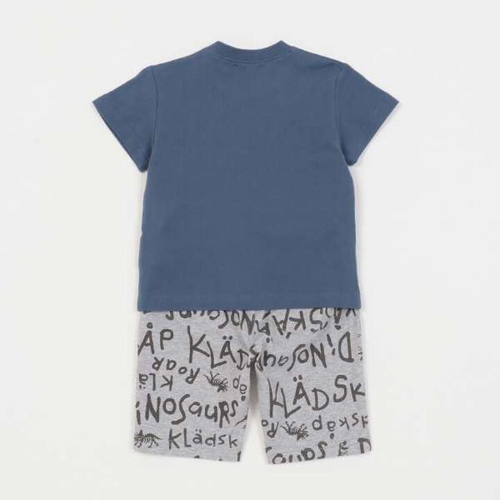 Dinosaur Short Sleeve T-Shirt Outfit Set,Off white, medium image number 1