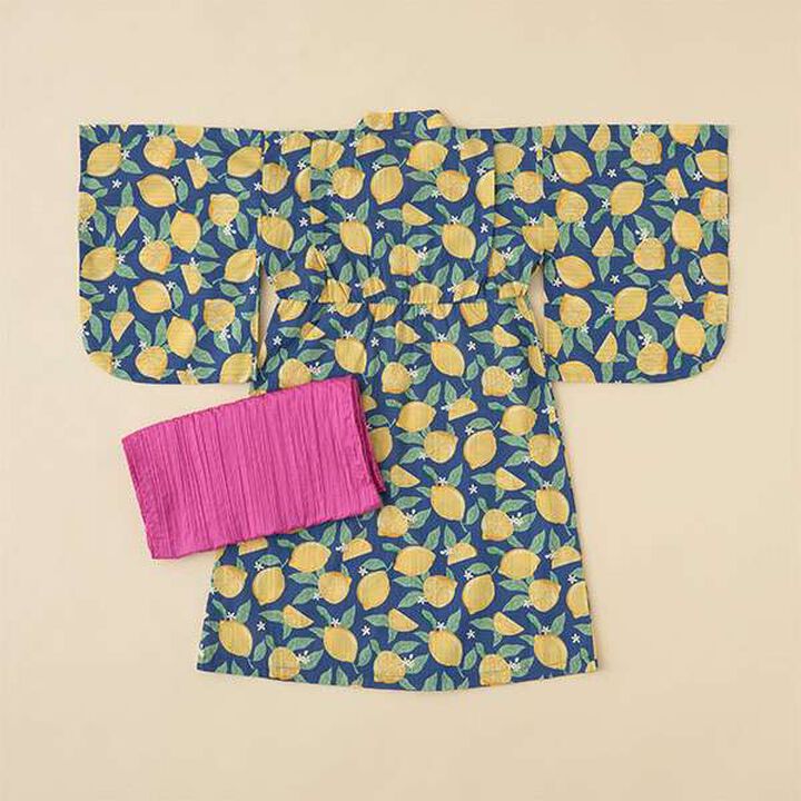 Easy-to-Wear One-Piece Yukata,Cream, medium image number 13