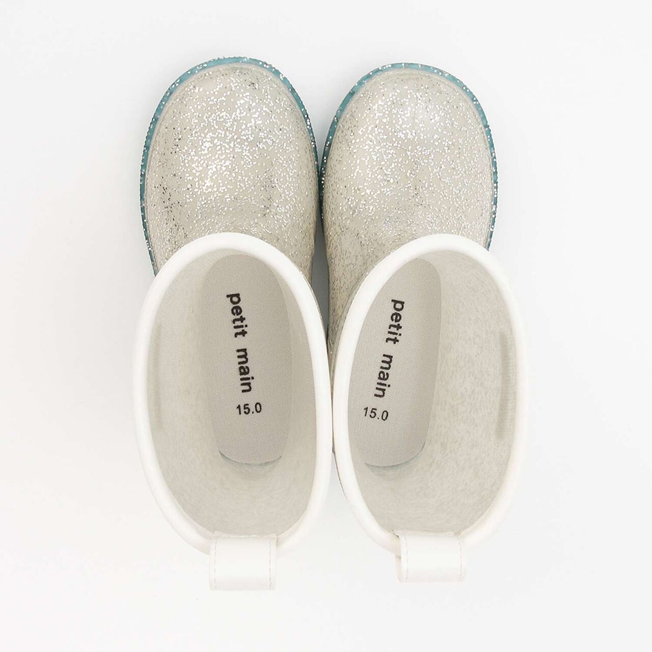 Shiny Rain Boots,Silver, large image number 6