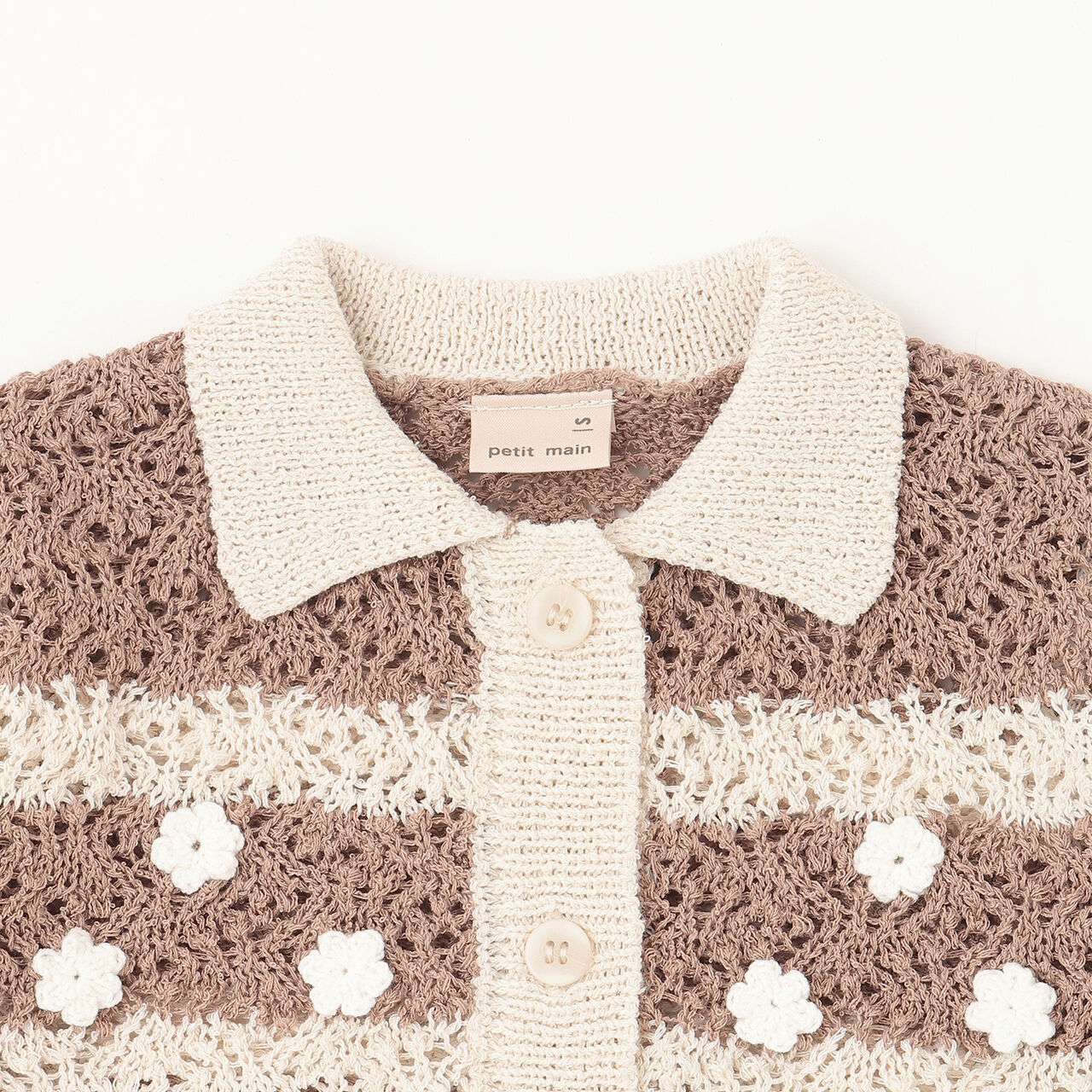 Collared Knit Cardigan,Mocha tea, large image number 10