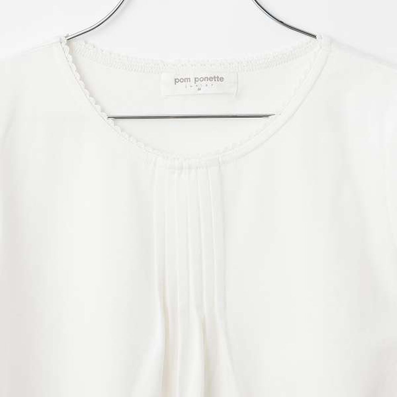 Lace Knit Cardigan + T-Blouse Set,Ivory, large image number 11