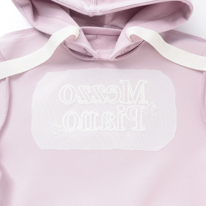 [Restock] Mezzo Piano Logo Embroidery Peplum Parka,Lilac, medium image number 4