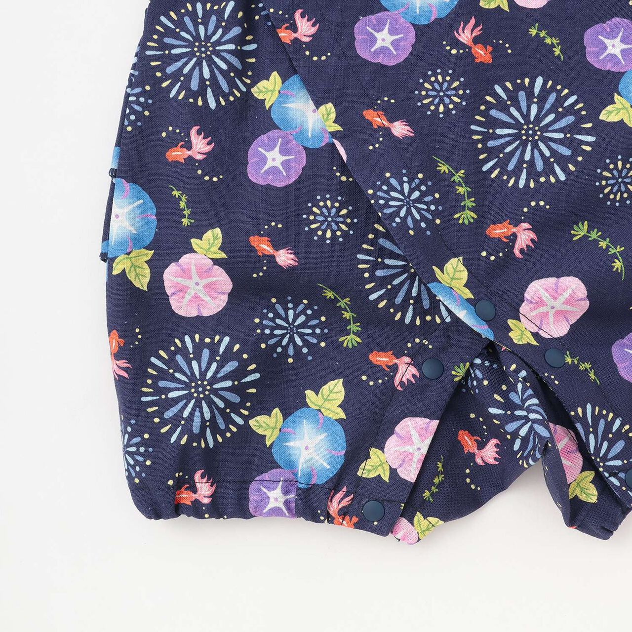 [Web Exclusive] Baby GIRLS Jinbei Set,Navy, large image number 12