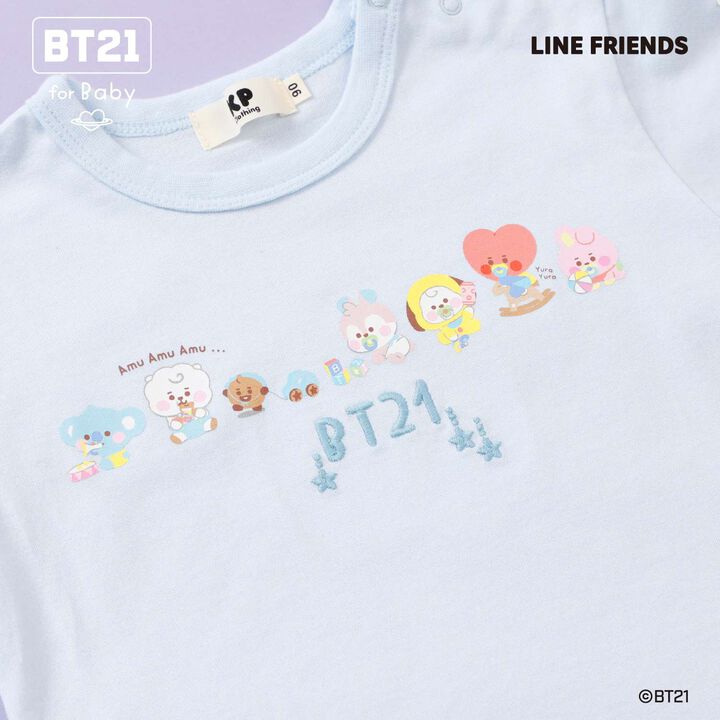 [BT21] Print & Embroidery Short Sleeve T-Shirt (Baby),Off white, medium image number 14