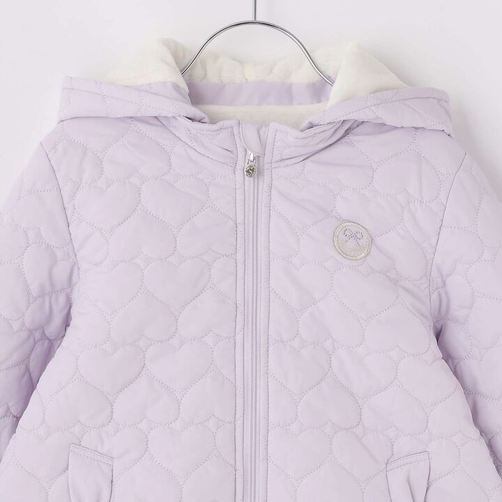 [Popular Item Restocked] [Not Available at Physical Stores] Heart Quilt Bomber Jacket,Pink, medium image number 2