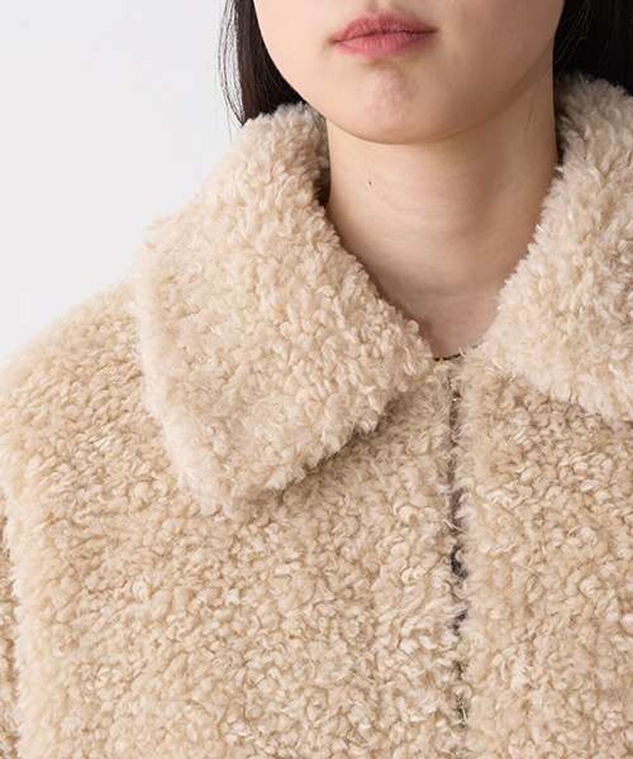 Poodle Faux Fur Coat,Brown, large image number 8