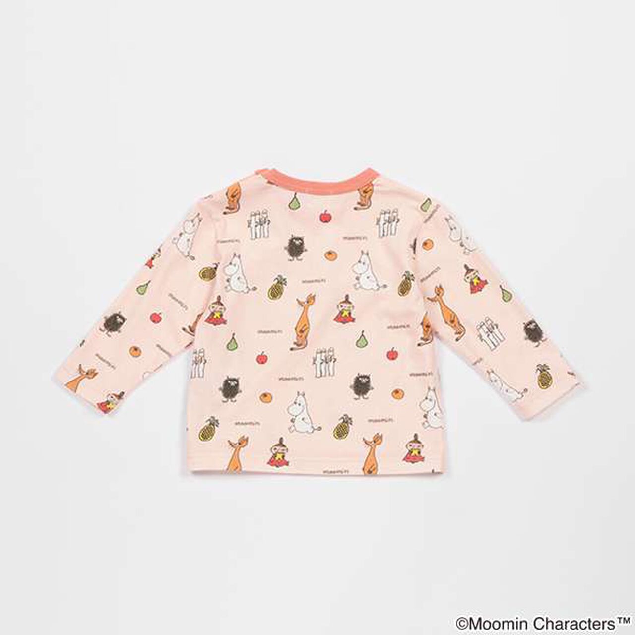 [MOOMIN] All-Over Pattern Long-Sleeve T-Shirt,Pink, large image number 1