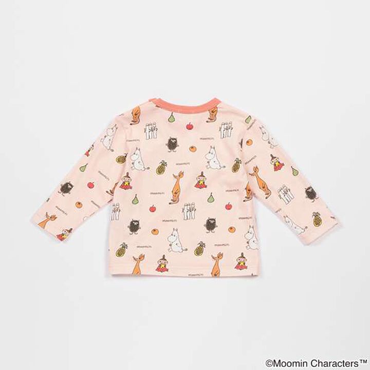 [MOOMIN] All-Over Pattern Long-Sleeve T-Shirt,Pink, medium image number 1