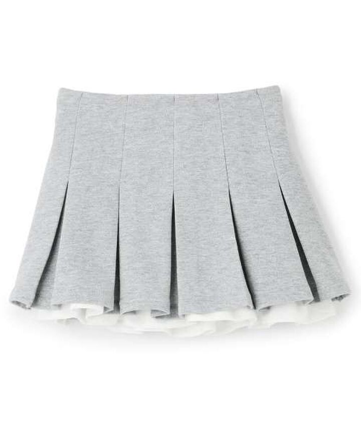 Layered Cut Pleated Mini Skirt,Multi color, medium image number 7