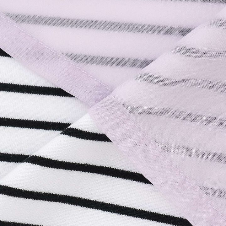 [3WAY] Short-Sleeve Sheer Shirt & Cool Sensation Tank Set,Lavender, medium image number 28