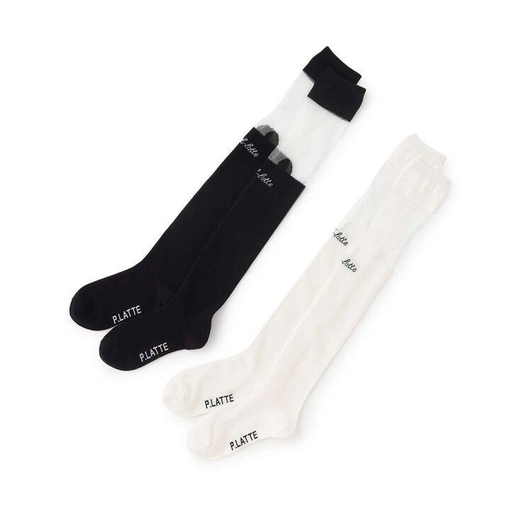 Kumani Knee-High Socks,White, medium image number 4