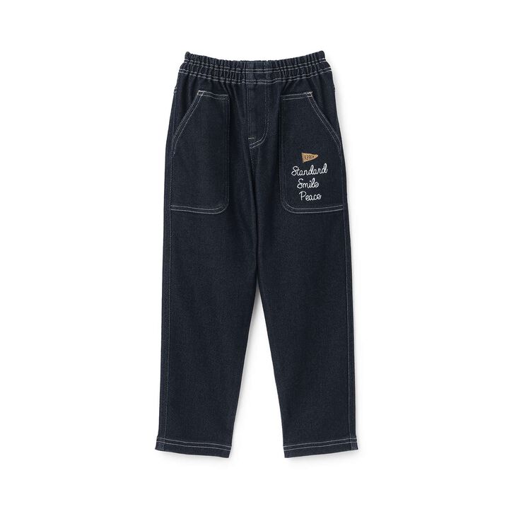 Stretch Denim Pants,Navy, medium image number 0