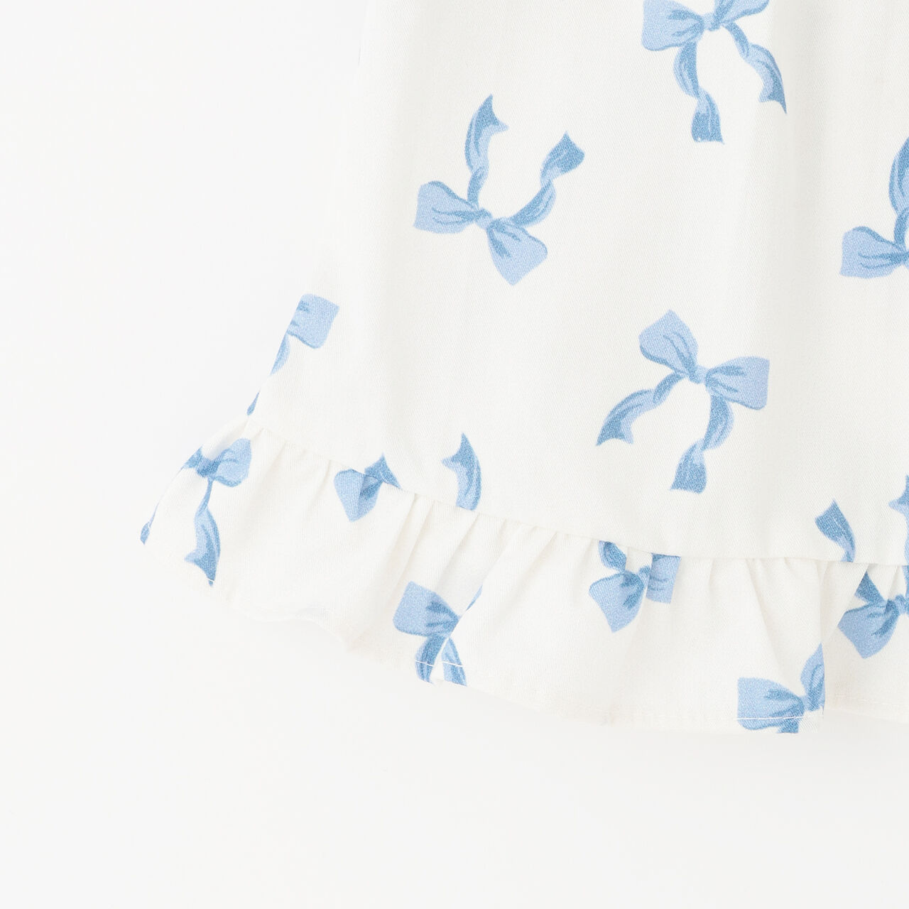 Link Ribbon All-Over Pattern Outfit Set,Blue, large image number 8