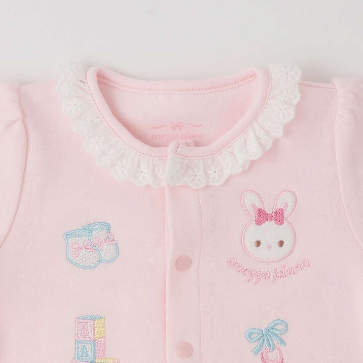 Rabbit Embroidery 2-Way All-in-One,Light pink, medium image number 3