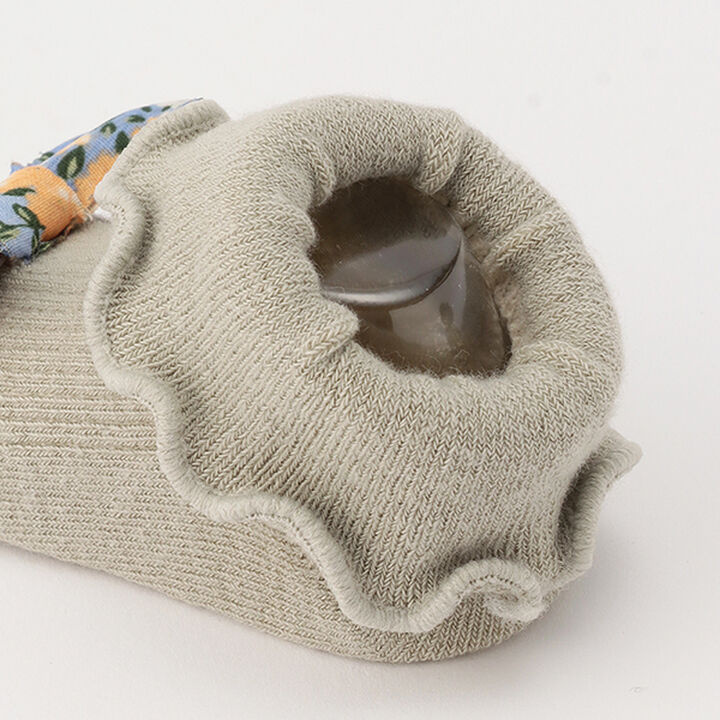 Mellow Ribbon Cup Socks,Light green, medium image number 4