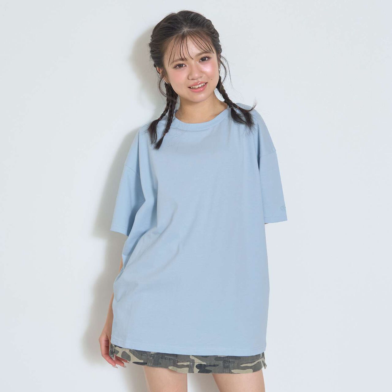 [LTXC / 100% Cotton / GOOD PRICE] Custom Decor Loose Half Sleeve T-Shirt,Black, large image number 18