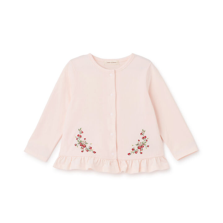 Wild Strawberry Embroidery Cardigan,, medium