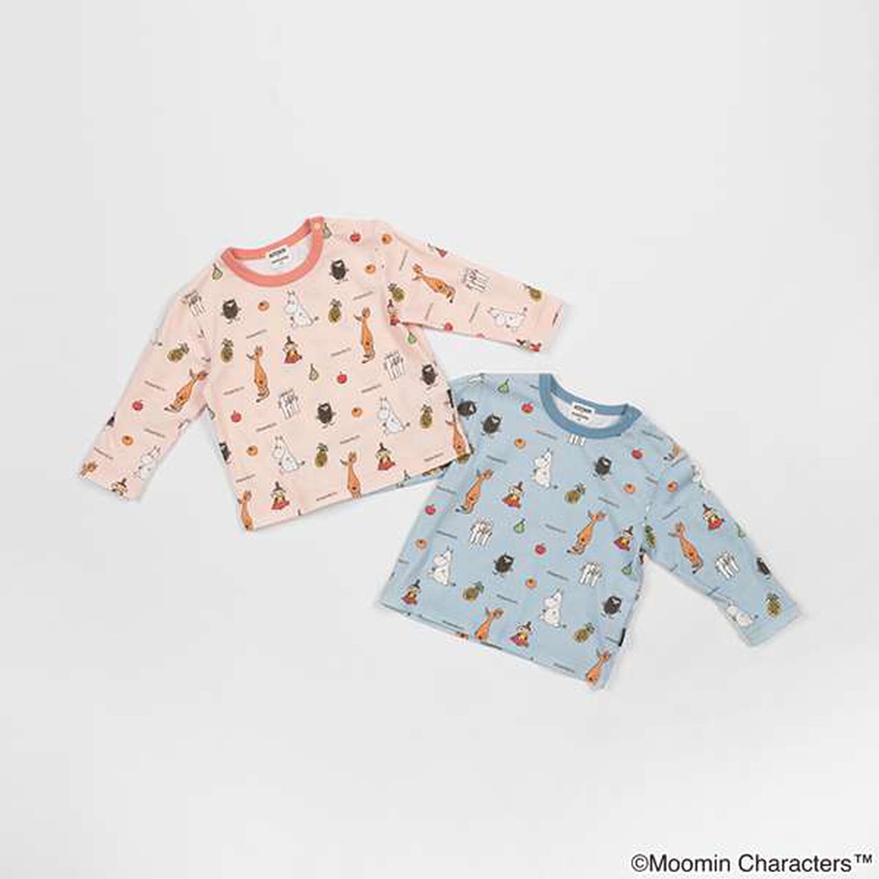 [MOOMIN] All-Over Pattern Long-Sleeve T-Shirt,Pink, large image number 5