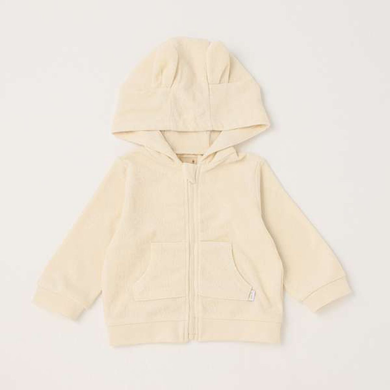 [Weak Acidity] Animal Zip Parka,Ivory, large image number 0