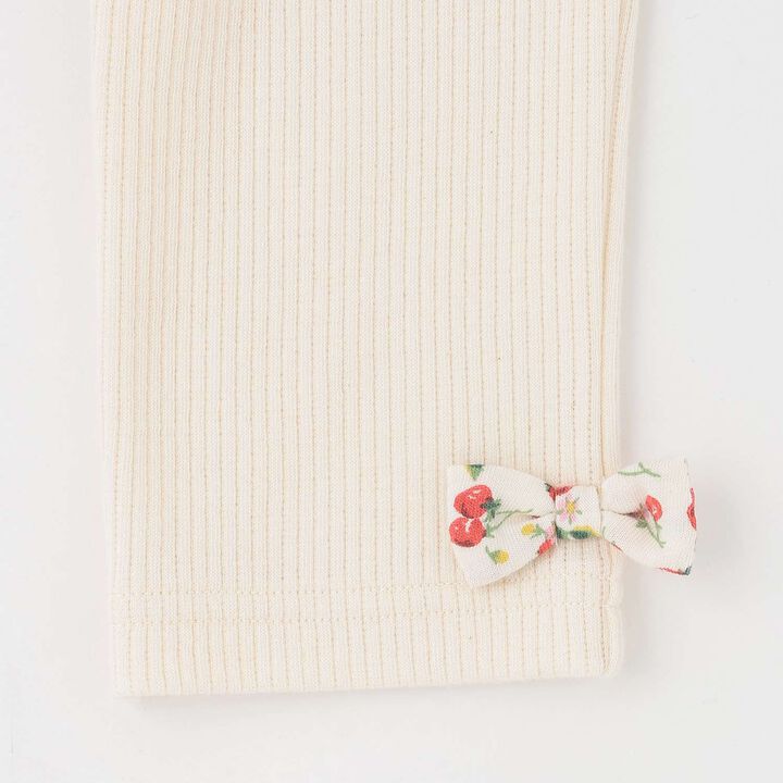 Wild Strawberry Baby Suit [Organic] [Made in Japan],Pearl white, medium image number 8