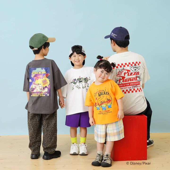 [DISNEY/PIXAR/TOY STORY] DAD 玩具總動員外星人寬版短袖T恤,牛奶白, medium image number 5