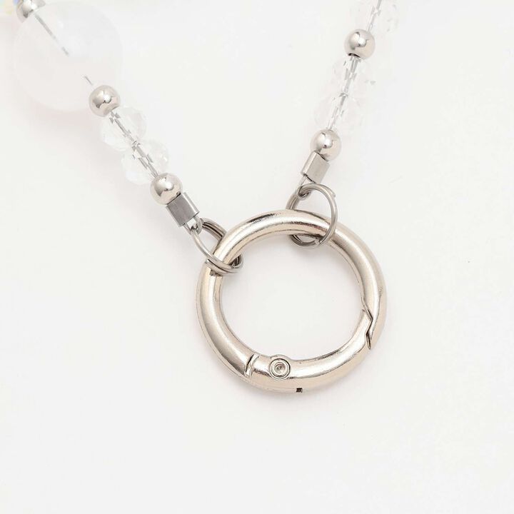 Ribbon Bead Strap,White, medium image number 2