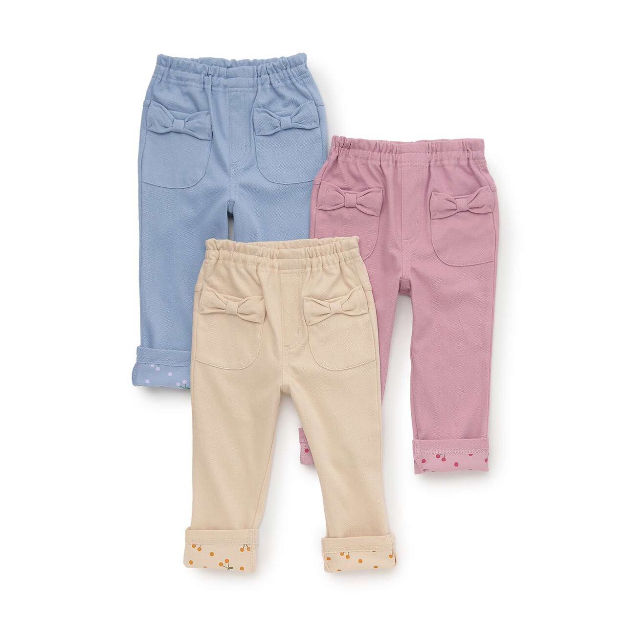 Stretch Twill Cuffed Pants,Pink, large image number 9