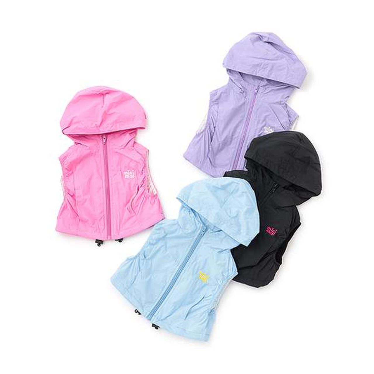 [Water-Repellent] Drawstring Vest,Black, large image number 13