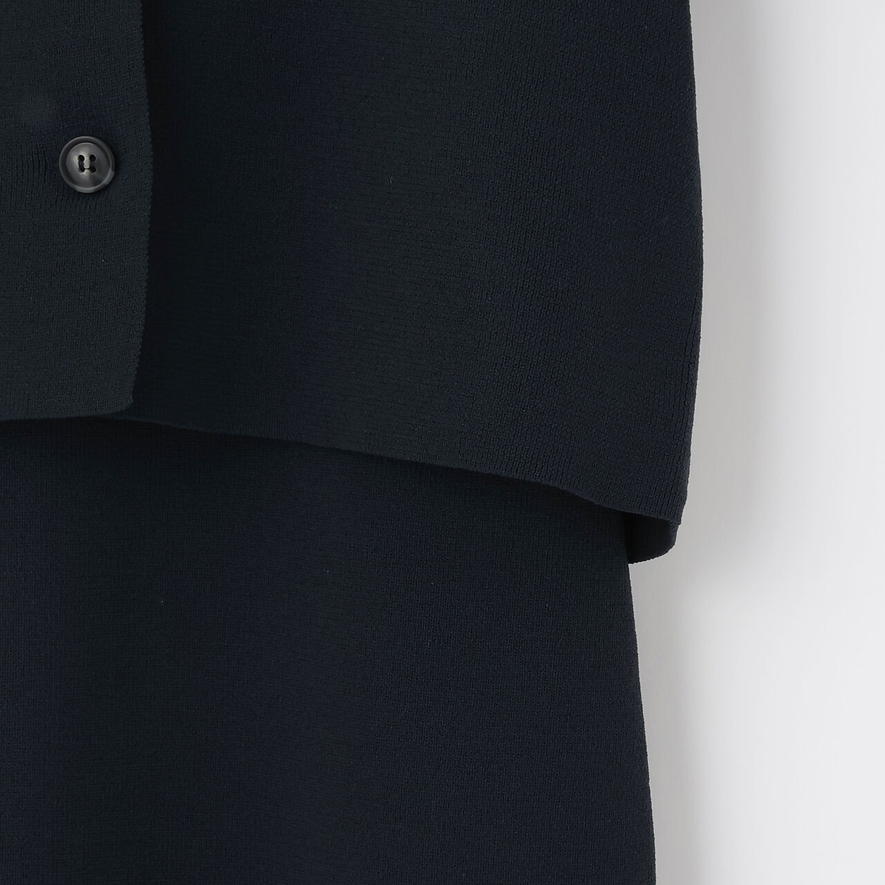 [Formal] Knitwear Jacket and One-Piece Dress Set,Light beige, large image number 16