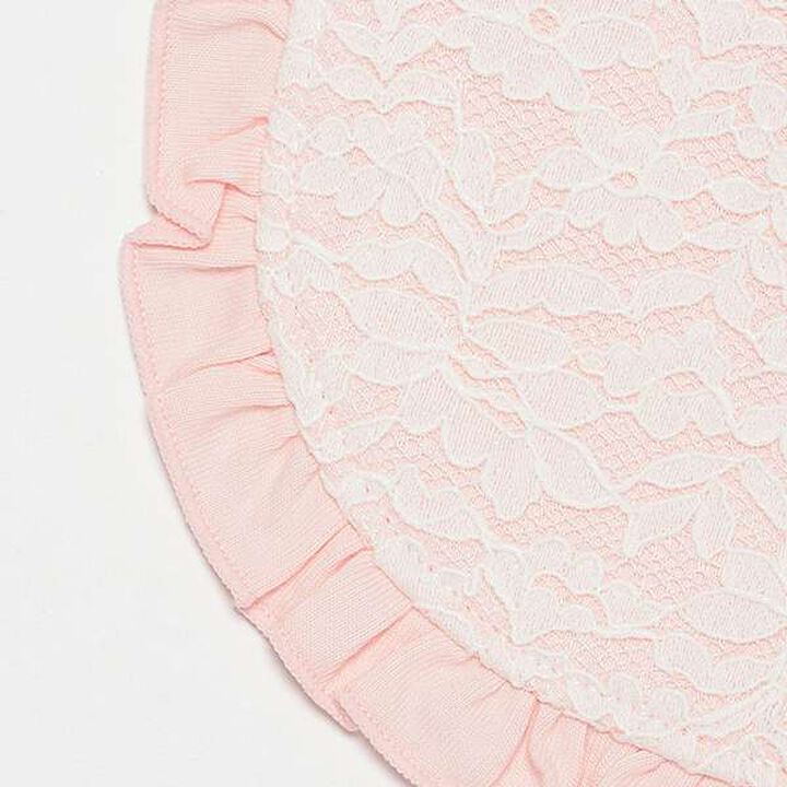 Lace Ribbon Bib,Off white, medium image number 4