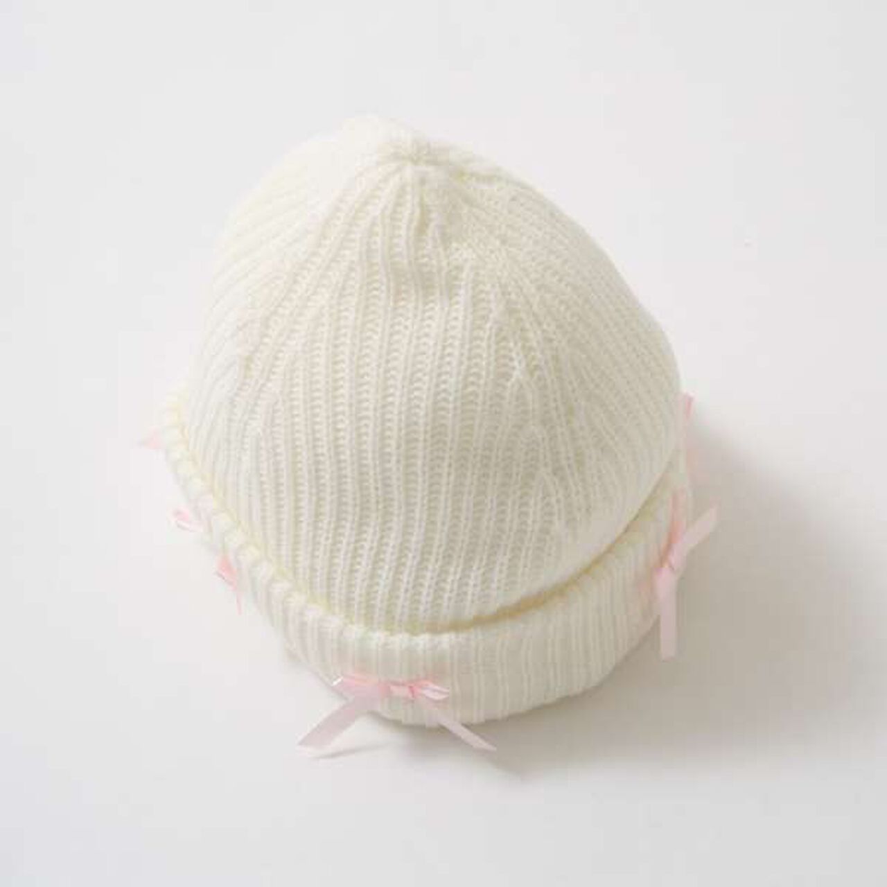 Ribbon Flower Assortment Knit Cap,Sax blue, large image number 13